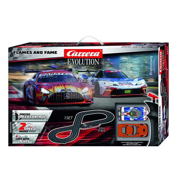 Carrera Evolution Flames 4 Fame Track Full Set 25245