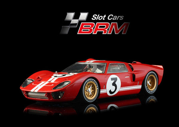 BRM 1-24 GT-40 MKII Red No3 BRM166