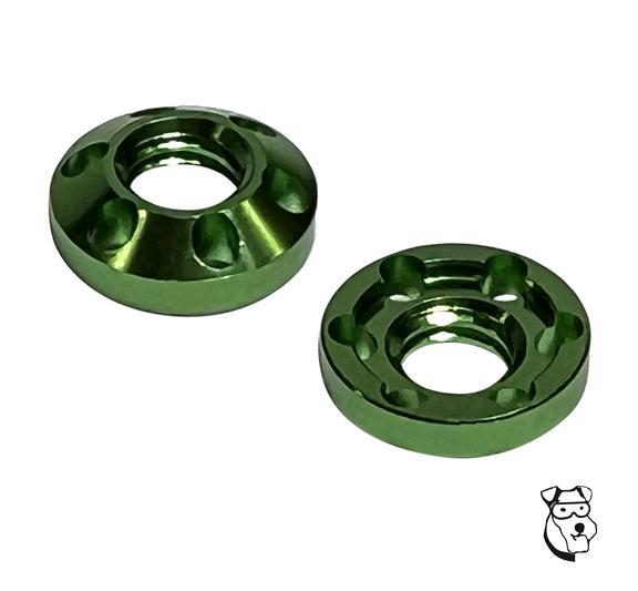 Mid America Pin Drive Aluminium Guide Nut Green MID138GR