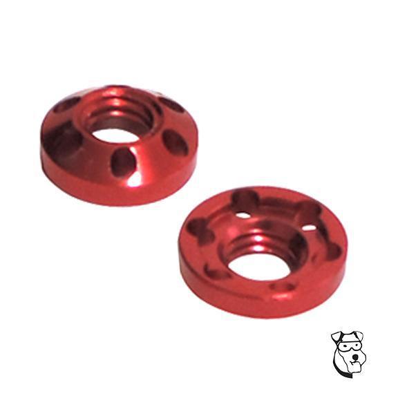 Mid America Pin Drive Aluminium Guide Nut Red MID138R