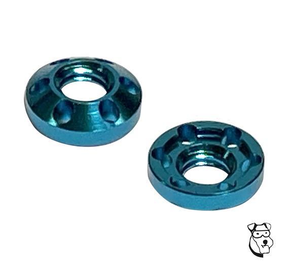 Mid America Pin Drive Aluminium Guide Nut Turquoise MID138T