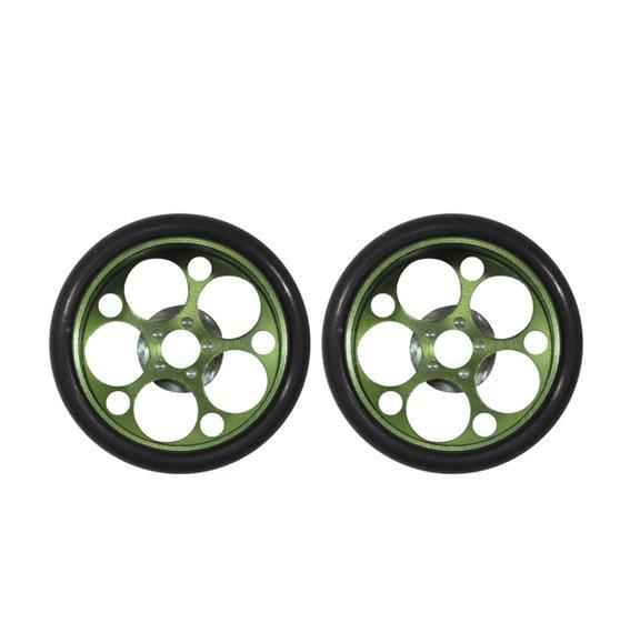 Mid America Drag Gambo Front Wheels O'Ring 0.800 Tall Green MID2740GR