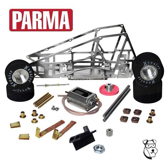 Mid America Parma 1:24 Outlaw Sprint Car Unassembled Kit- No Body PAR470K