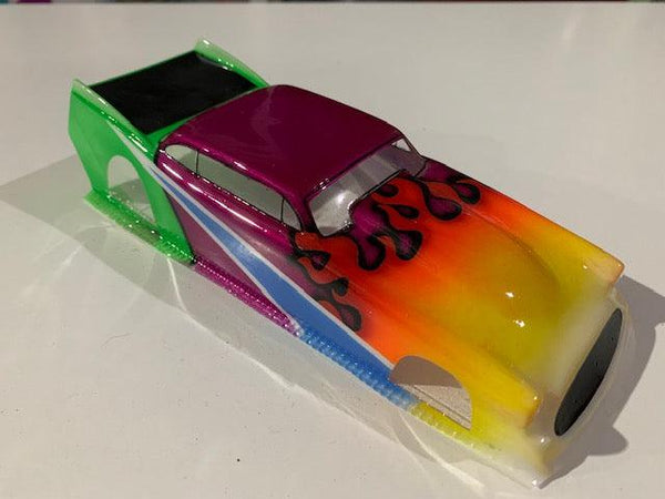 Mid America 1:24 Bel-Air Pro Mod lackierter Drag Body MID912PF