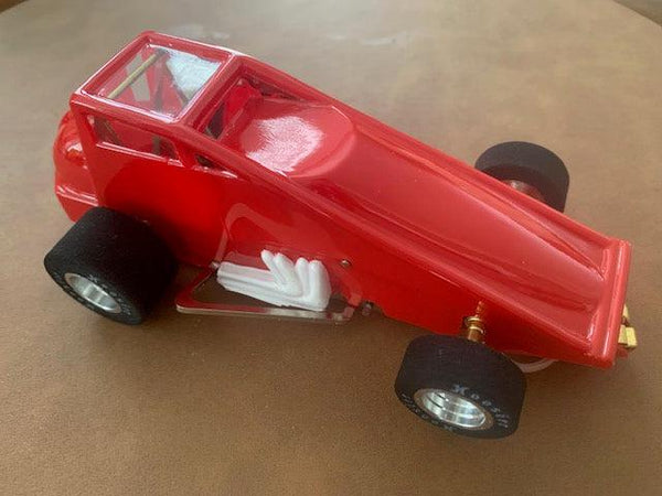 Mid America Parma 1:24 RTR Outlaw Sprint Car Red PAR471R