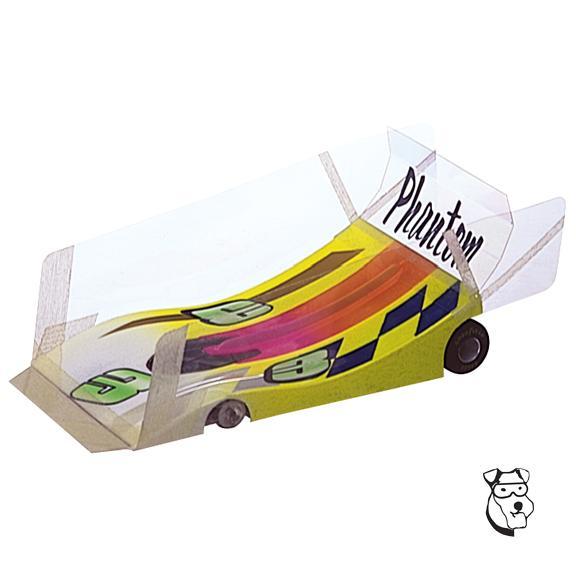 Mid America 1:24 Custom Painted Wing Car Ribbed Body MID970R