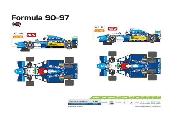 ScaleAuto F1 90-97 Elf Renault No1 SC6305