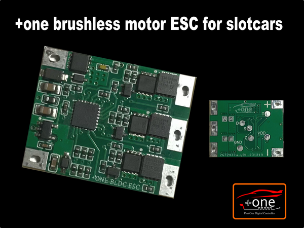 +One Slotcars Brushless Motor ESC