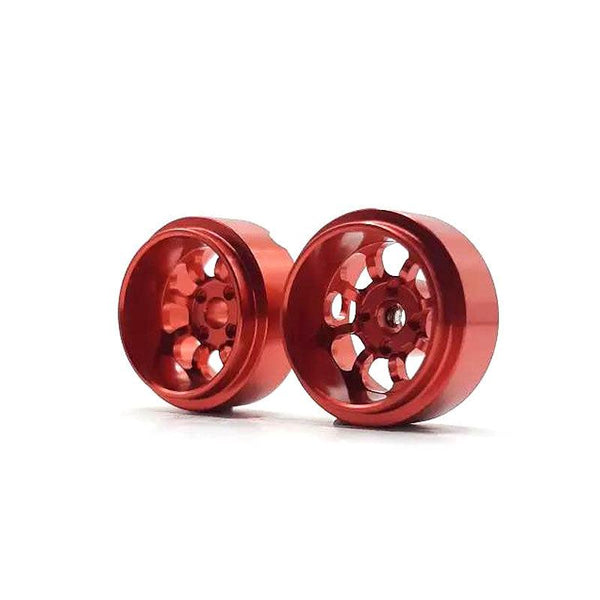 Staffs Minilite Red Alloy Deep Dish Wheel 15.8 x 8.5 Staffs236