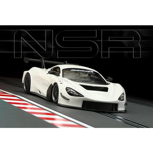 NSR0238AW Auto di prova McLaren GT3 bianca N0238AW