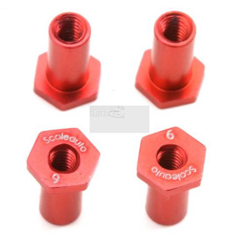 ScaleAuto Suspension Mounts 6mm Hexagonal SC-8170e