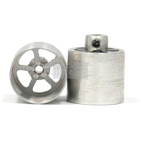 JK Products Aluminium Exposed Hub 0.670H 15mm 3/32 Axle R3X15AE